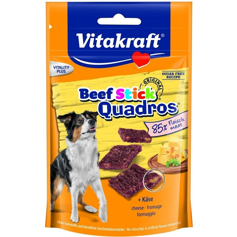 Vitakraft Beef Stick Quadros Käse – Quadros Käse