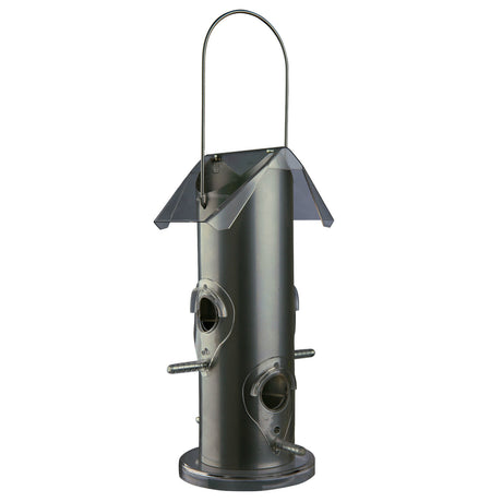 Vogelfutterspender aus Metall
