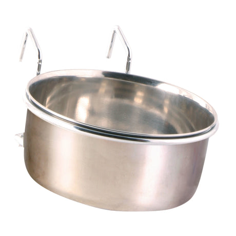 Vogelnapf Edelstahlnapf mit Halter