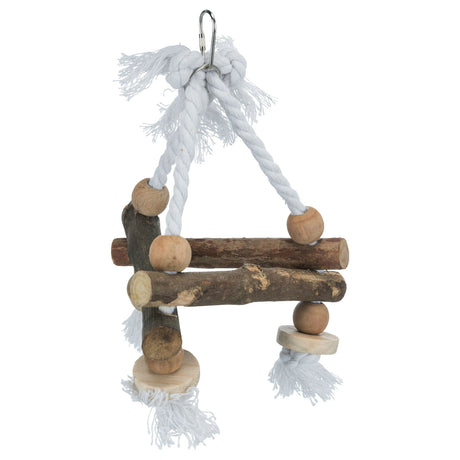 Vogelschaukel, dreieckig, Naturholz