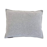 Kuschelkissen mit Fleece – Fleecekissen: 30x40 cm, hellgrau
