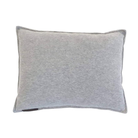 Kuschelkissen mit Fleece – Fleecekissen: 30x40 cm, hellgrau