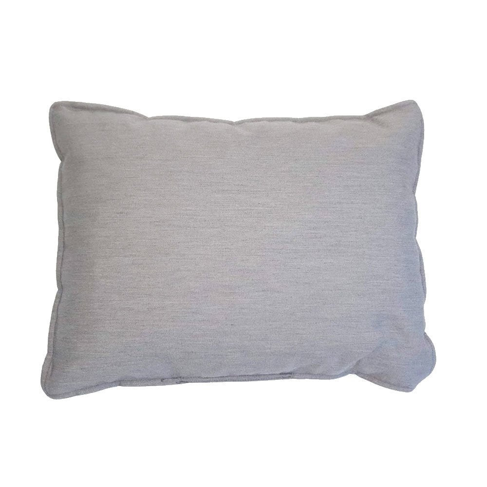 Kuschelkissen mit Fleece – Wendekissen: 30x40 cm, hellgrau/grau melange