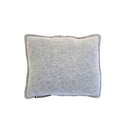 Kuschelkissen mit Fleece – Fleecekissen: 20x25 cm, hellgrau