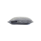 Kuschelkissen mit Fleece – Fleecekissen: 20x25 cm, hellgrau