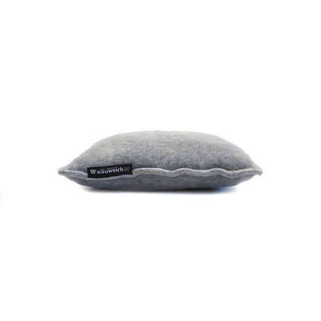Kuschelkissen mit Fleece – Fleecekissen: 20x25 cm, hellgrau