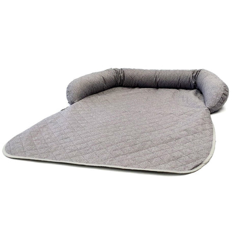 Sofa Hundebett Hundedecke – 130x95 cm, grau
