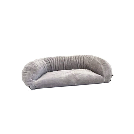 Sofadecke für Hunde aus Plüsch – S: 80 x 66 cm, hellgrau, Plüsch
