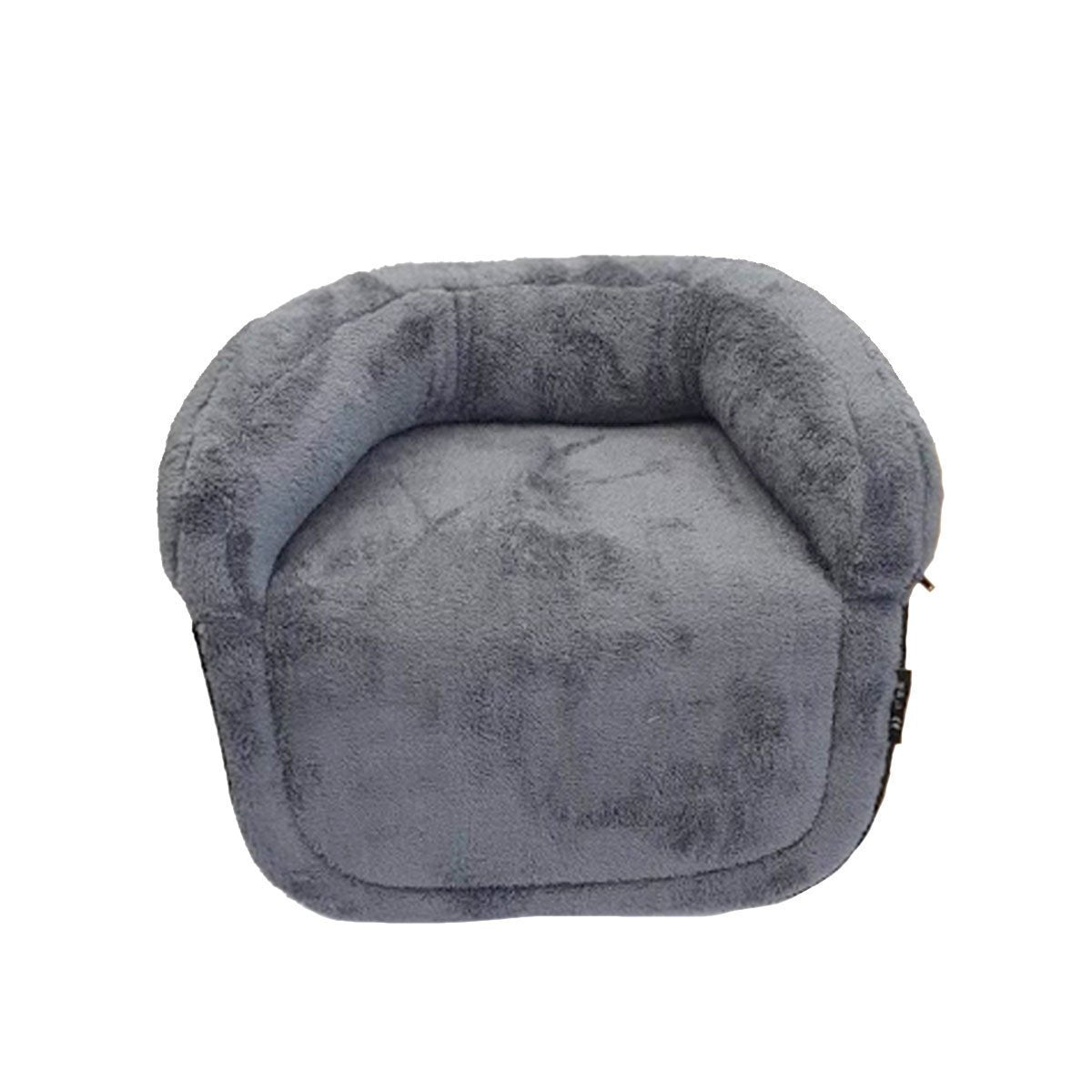 Sofadecke für Hunde aus Plüsch – S: 80 x 66 cm, grau, Softplüsch