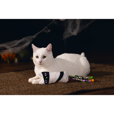 Halloween Mumie Spielzeug für Katzen – 35x7x3,5 cm