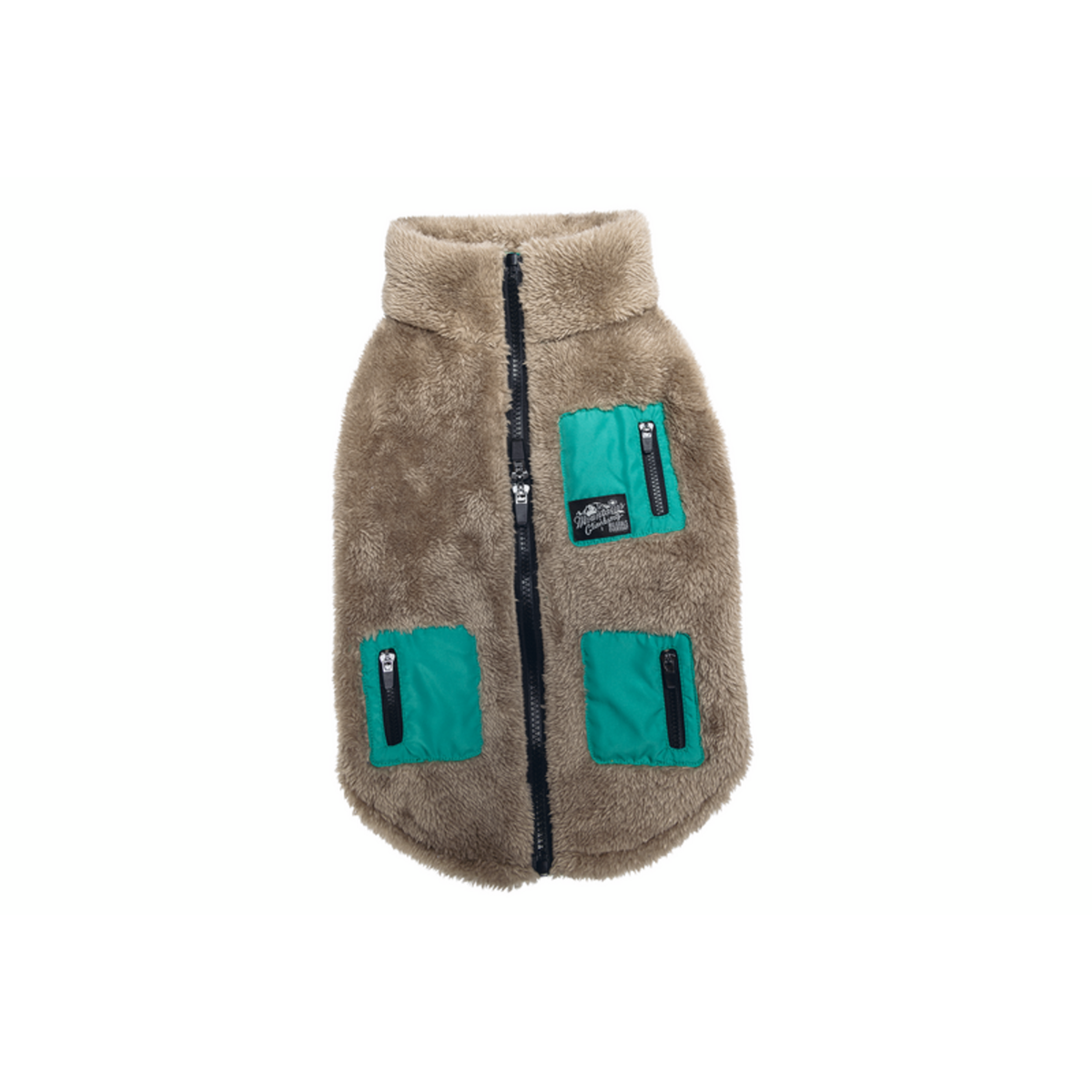 Hundemantel Teddy in der Farbe taupe