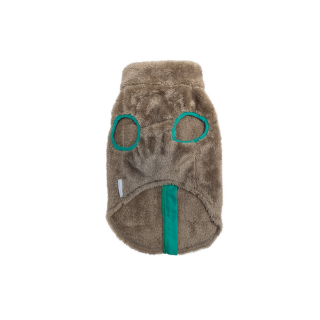 Hundemantel Teddy in der Farbe taupe