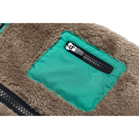 Hundemantel Teddy in der Farbe taupe