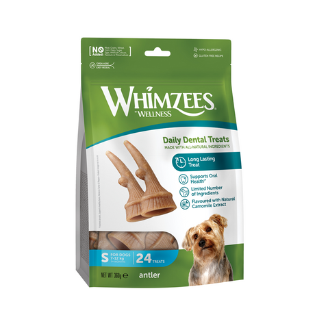 vegetarischer Hundesnack in Geweihform – S, 360 g
