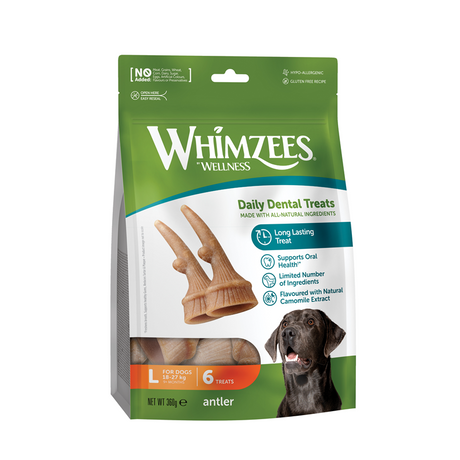 vegetarischer Hundesnack in Geweihform – L, 360 g