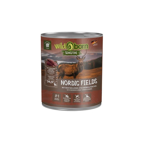 Nordic Fields Nassfutter für Hunde – 6 x 800 g