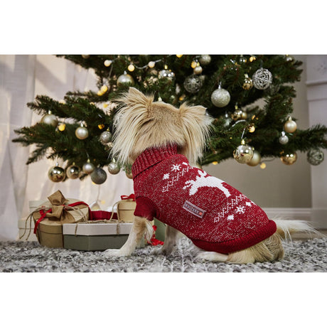 Strickpullover Elch mit Glitzer