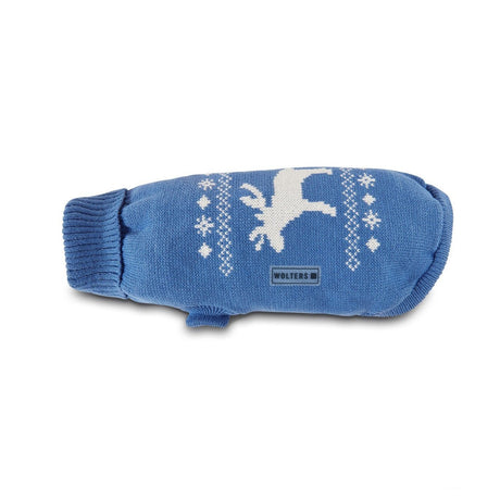 Wolters Strickpullover für Hunde mit Elch Motiv