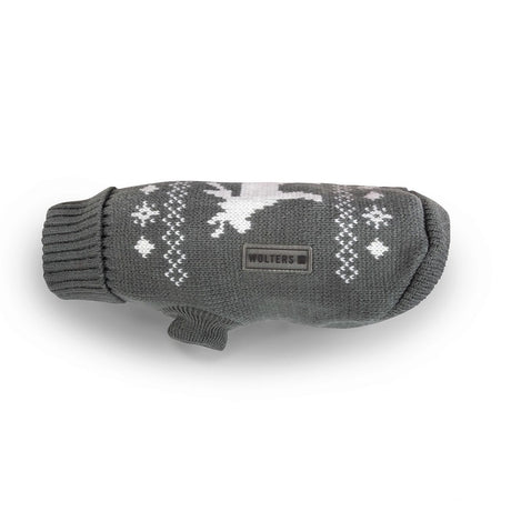 Wolters Strickpullover für Hunde mit Elch Motiv