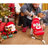 Hunde Strickpullover Rentier Rudi
