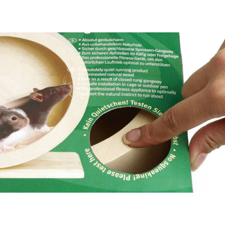 Wonderland Bogie Wheel Hamster Laufrad aus Holz