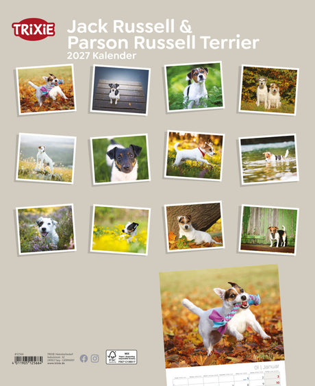 TRIXIE 2027 Kalender Jack Russell & Parson Russell Terrier